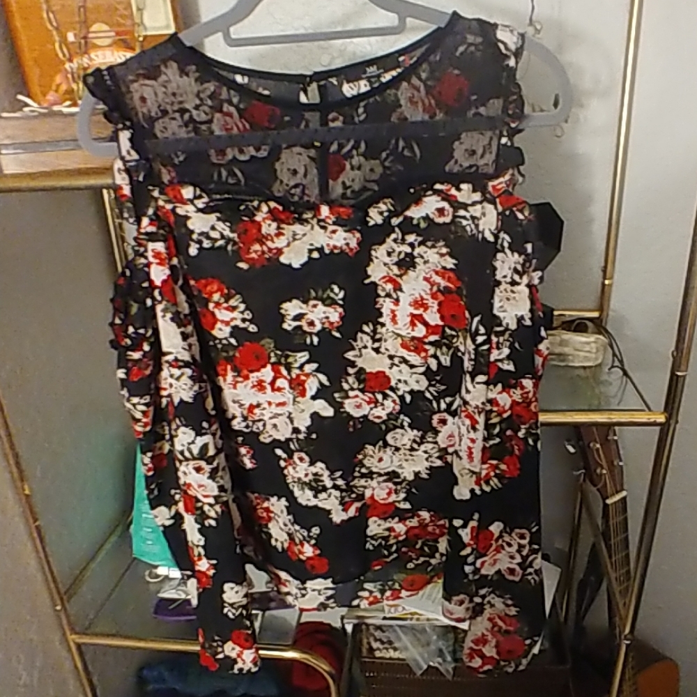 Floral printed blouse